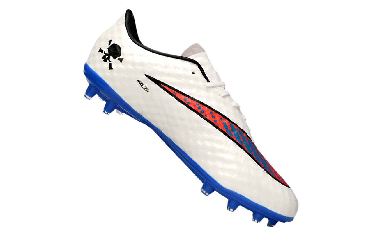 Nike Hypervenom Elite FG - White Blue
