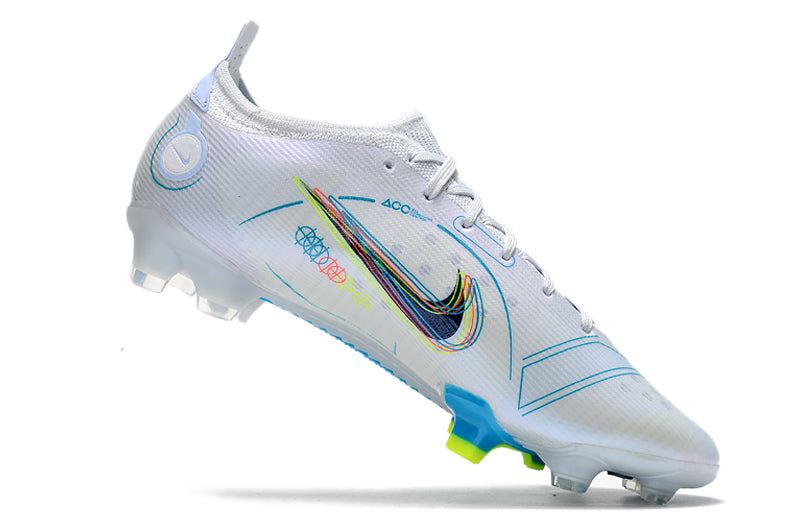 NIKE MERCURIAL VAPOR 14 ELITE FG - White Silver Blue