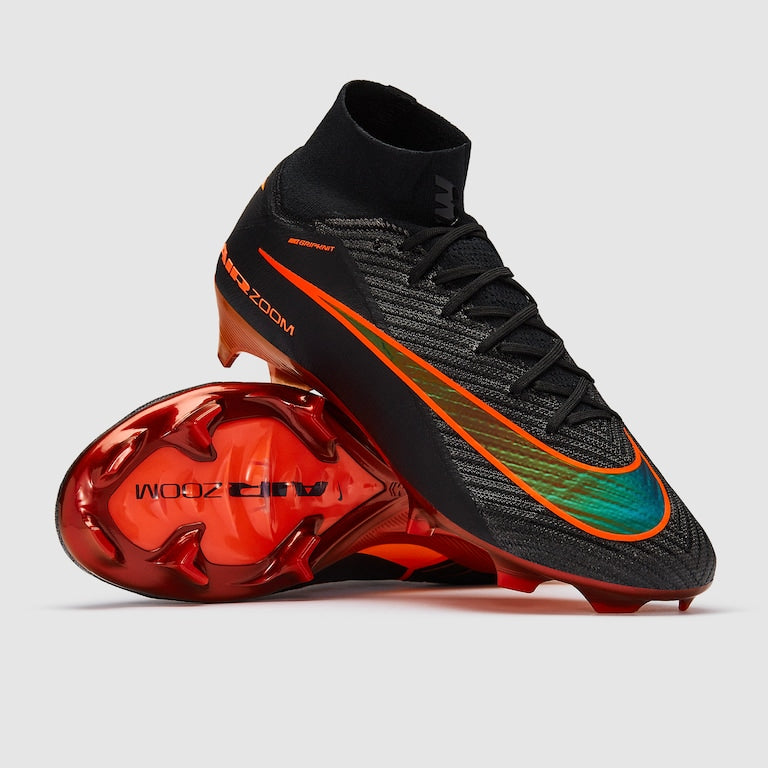 NIKE AIR ZOOM SUPERFLY VAPOR 16 ELITE FG - Black/orenge