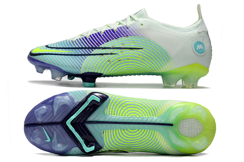 NIKE MERCURIAL VAPOR 14 ELITE FG - White Green Purple