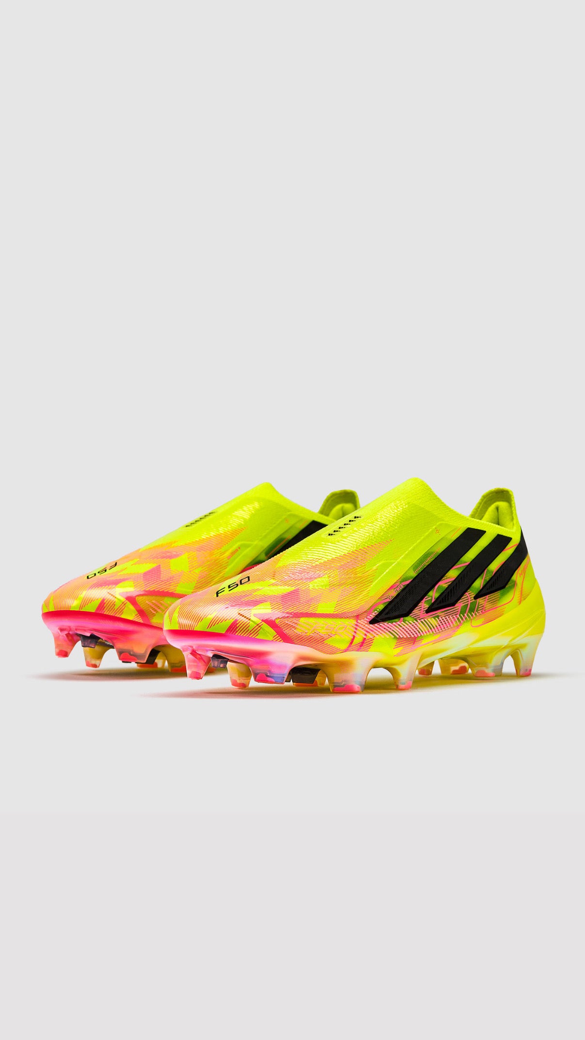 adidas F50 HyperFast LaceLess Elite FG Solar Yellow