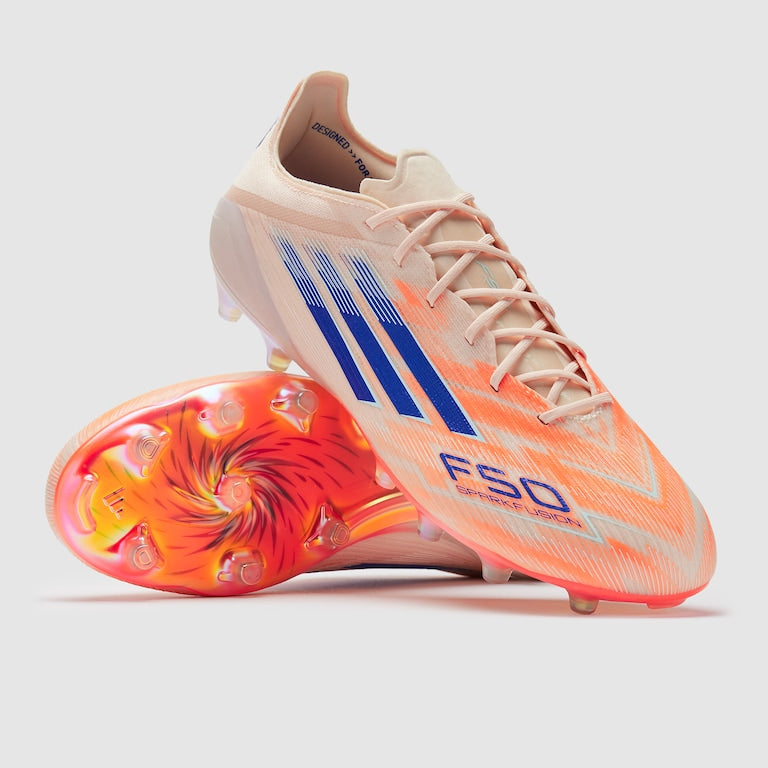 adidas F50 Elite FG - White Blue