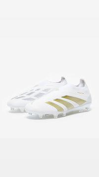 ADIDAS PREDATOR Laceless ELITE FG - White Gold