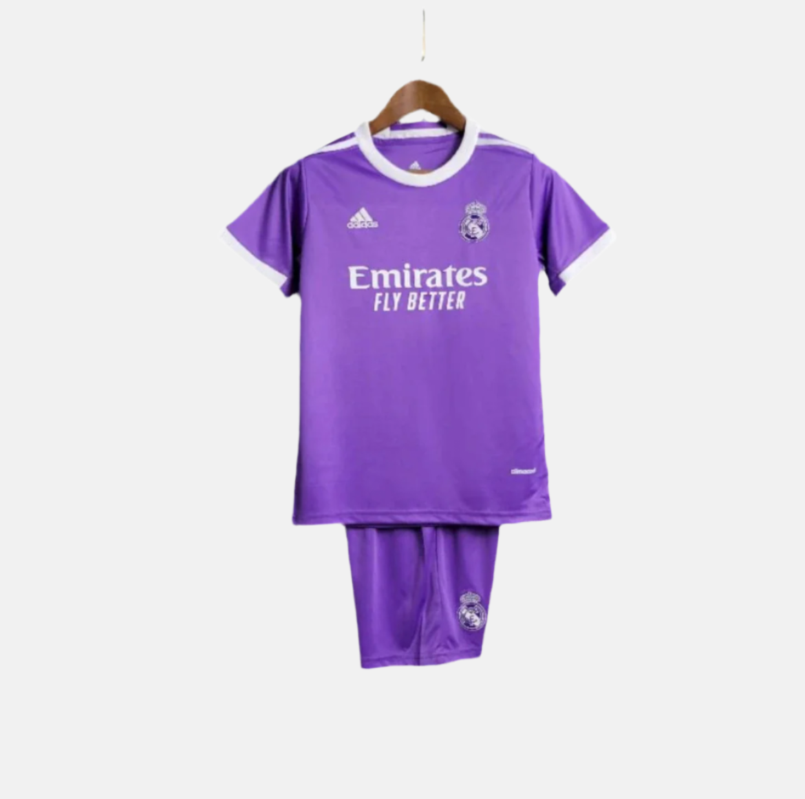 תלבושת ריאל מדריד חוץ 2017 ילדים - Purple