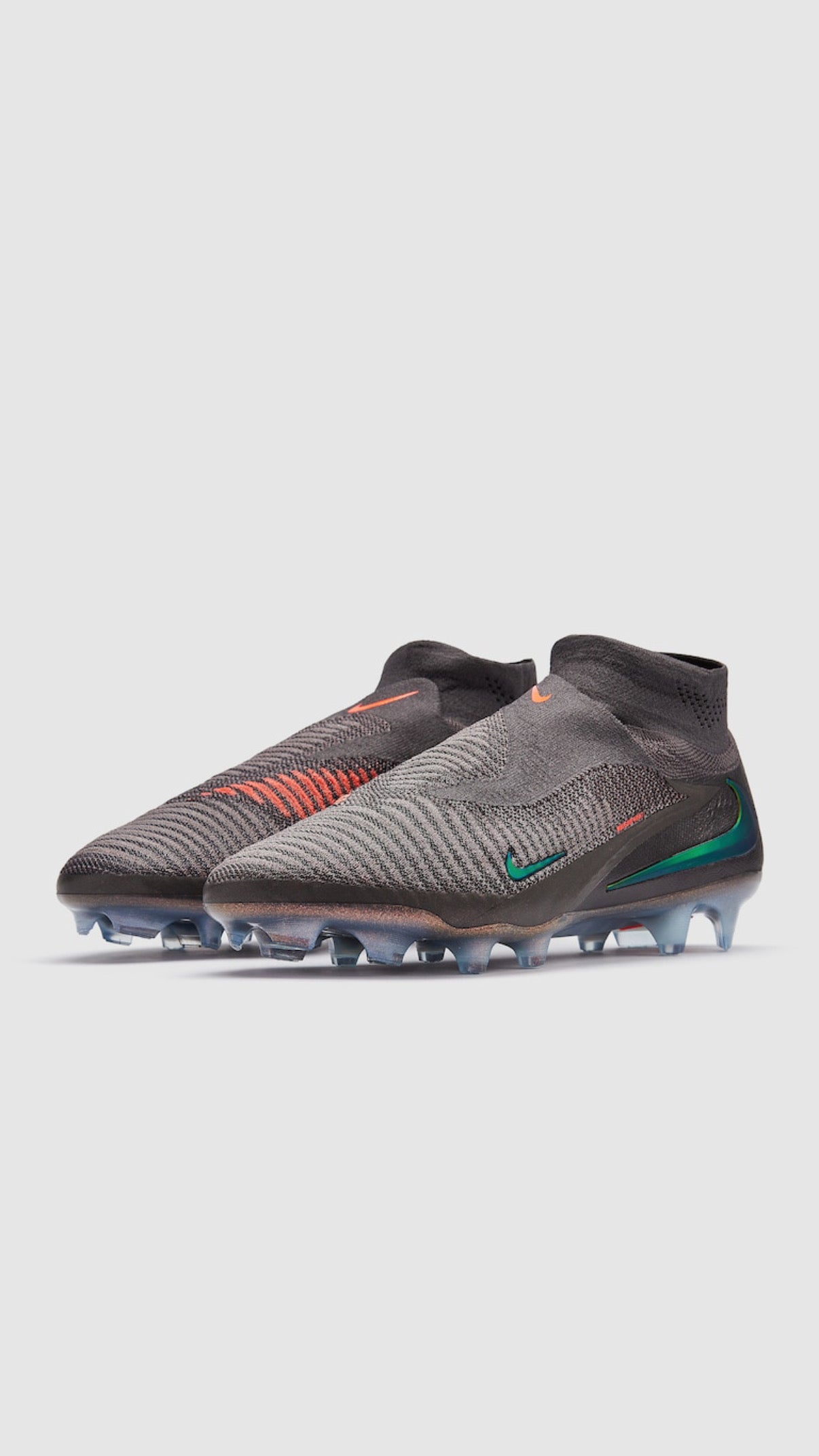 NIKE PHANTOM 6 ELITE HIGH FG - black/orenge