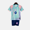 תלבושת ילדים ברצלונה חולצה מיוחדת 25/26 - Mint Pink