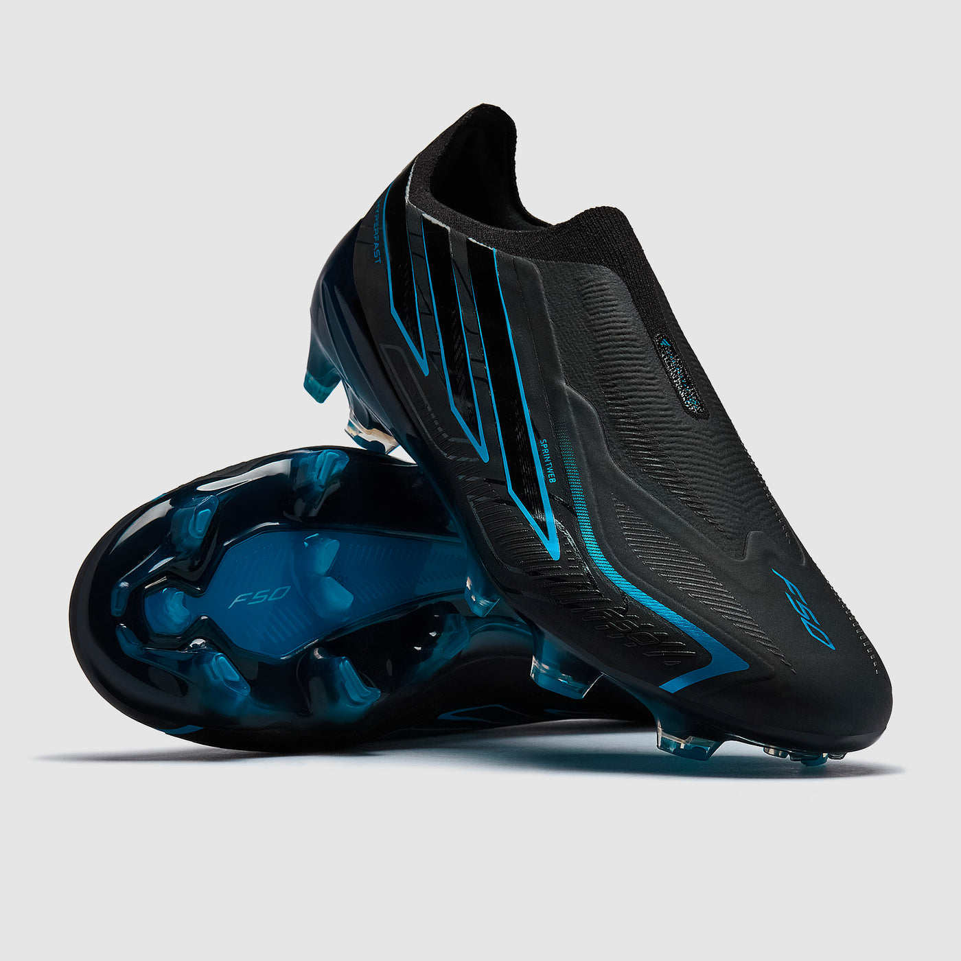 adidas F50 HyperFast LaceLess Elite FG BLACK VOLT