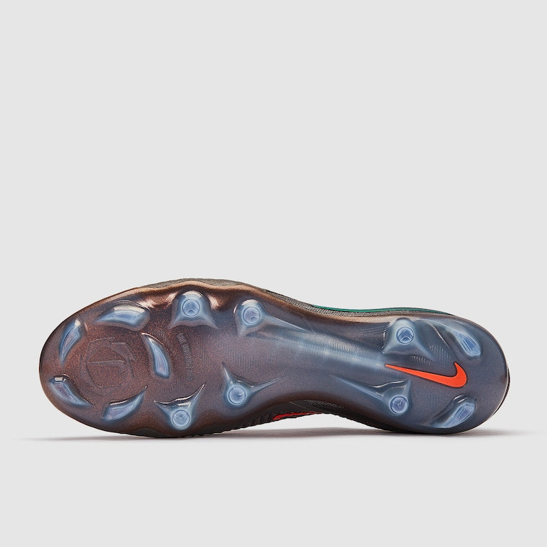 NIKE PHANTOM 6 ELITE LOW FG - black/orenge