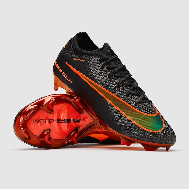 NIKE AIR ZOOM MERCURIAL VAPOR 16 ELITE FG - Black/orenge