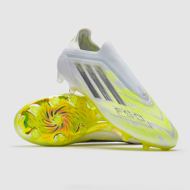 adidas F50 Elite Laceless FG - White Green