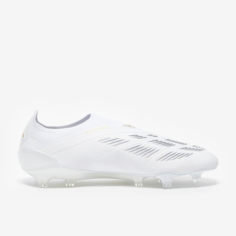ADIDAS PREDATOR Laceless ELITE FG - White Gold