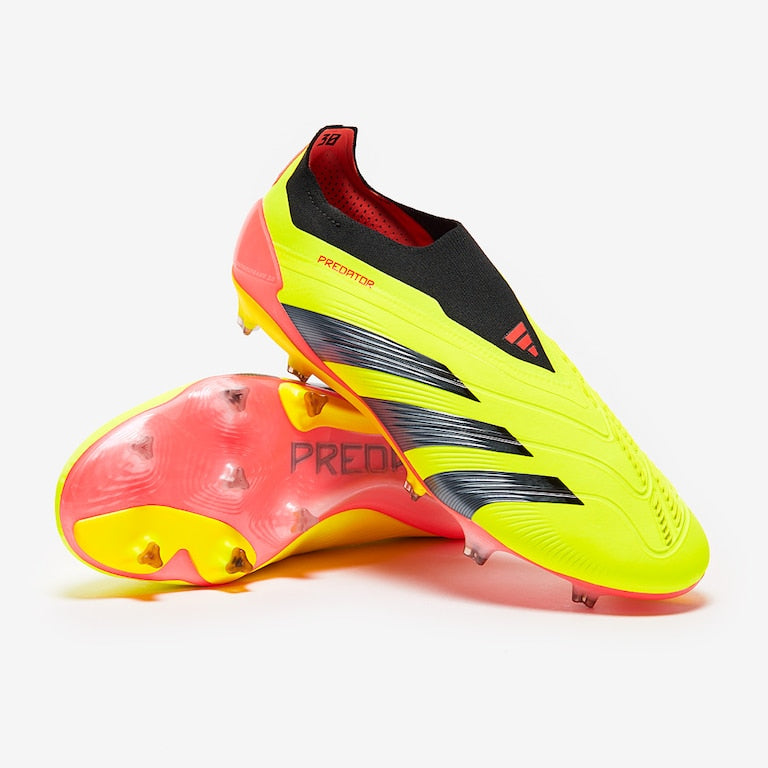 ADIDAS PREDATOR Laceless ELITE FG - Volt Black