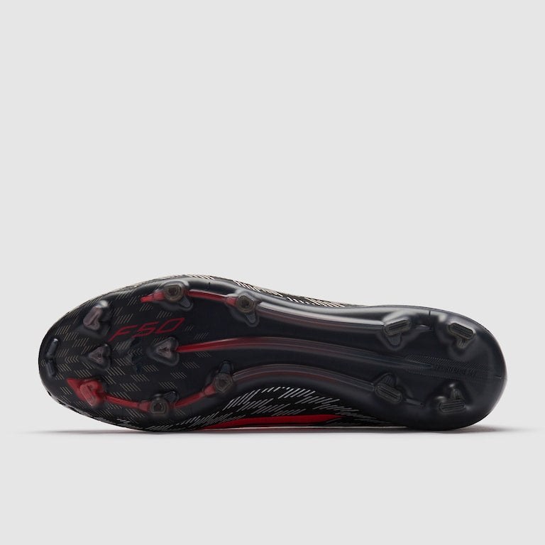 adidas F50 Elite Laceless FG - Black Red