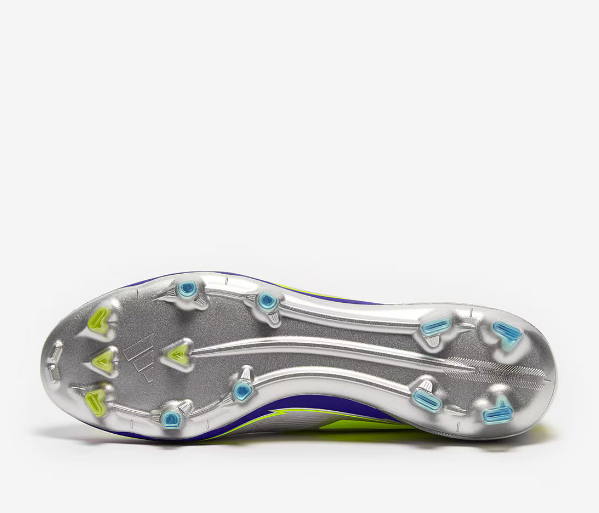 adidas F50 Elite FG - Silver Blue Volt