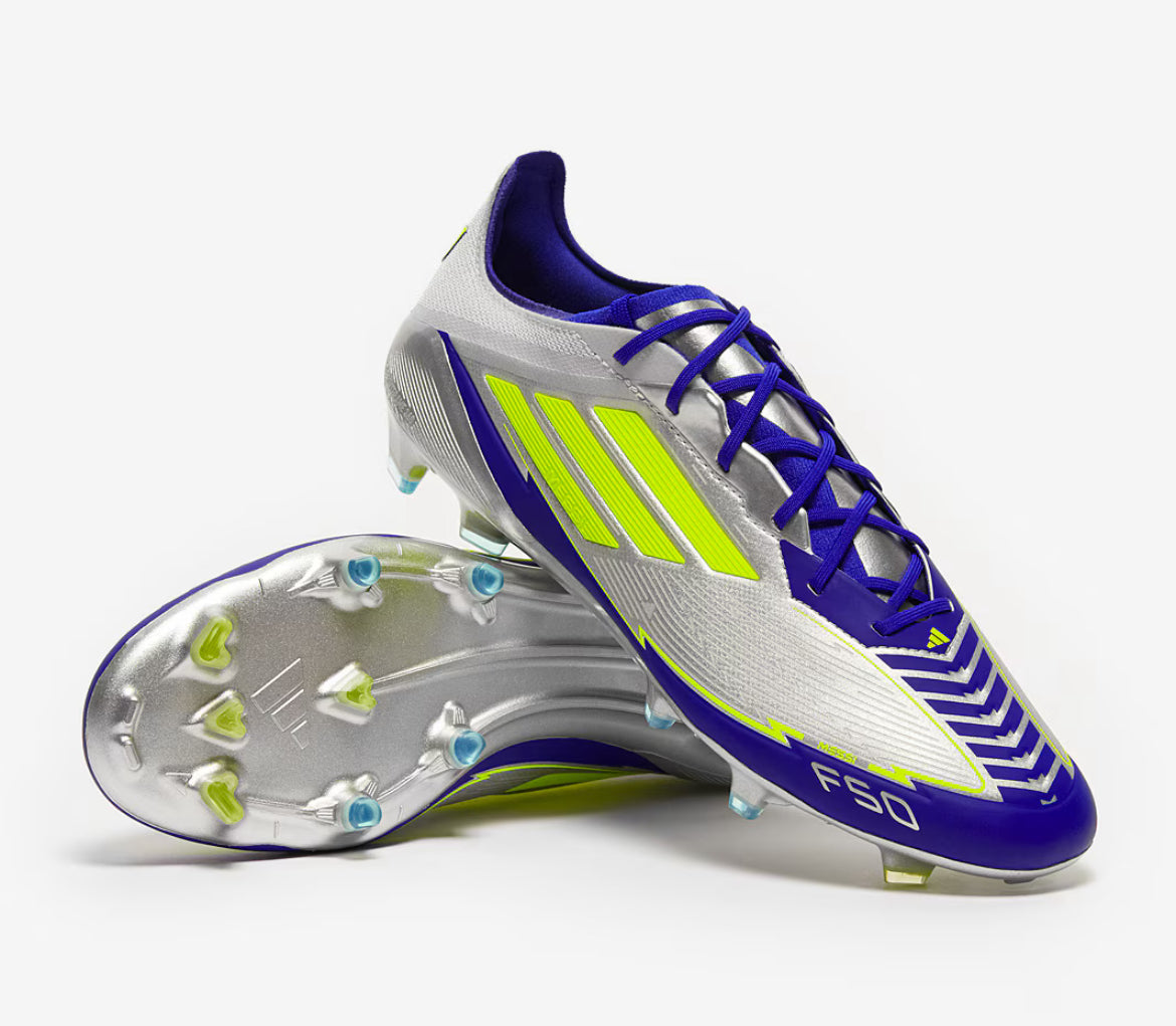 adidas F50 Elite FG - Silver Blue Volt