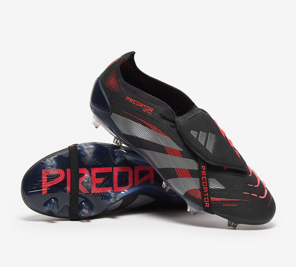 ADIDAS PREDATOR ELITE TONGUE FG - Black Red