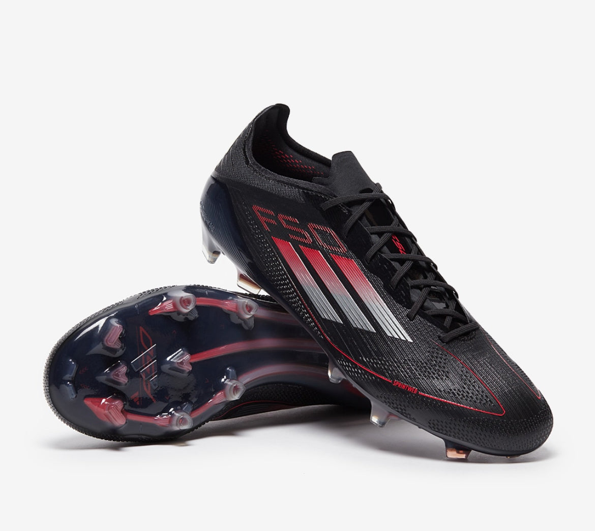 adidas F50 Elite FG - Black Red