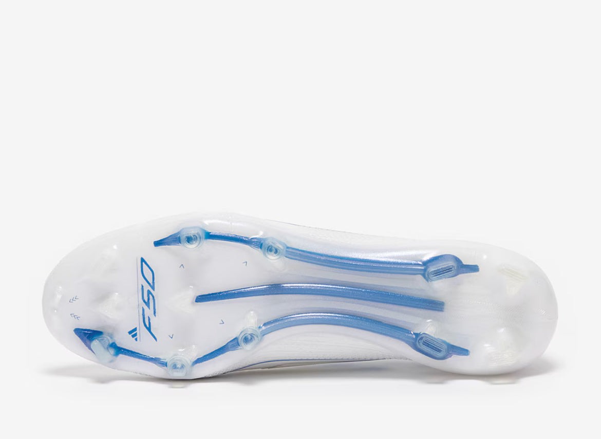 adidas F50 Elite FG lacless - White Blue