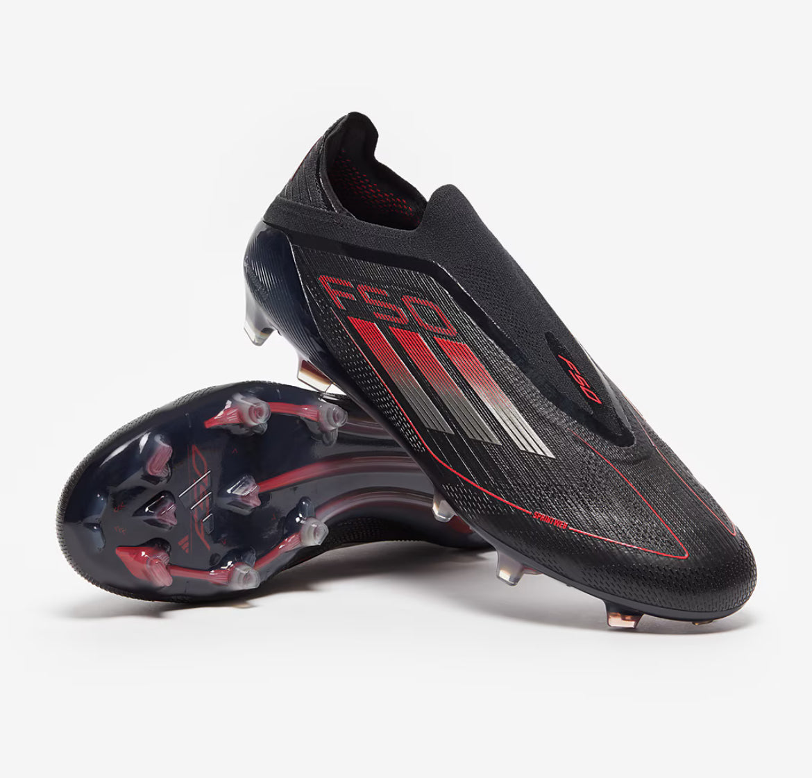 adidas F50 Elite FG lacless - Black Red
