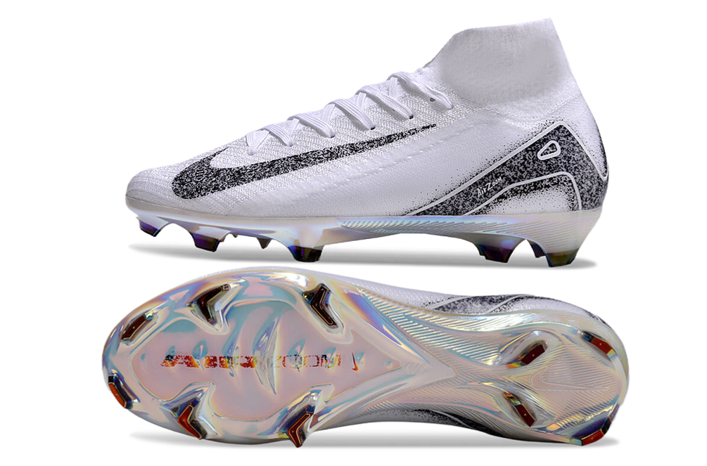 Nike Air Zoom Mercurial Superfly 16 Elite  FG - White Silver