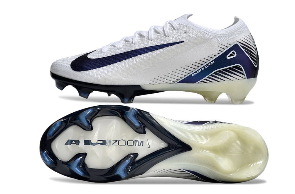 Nike Air Zoom Mercurial vapor 16 Elite  FG - White Navy