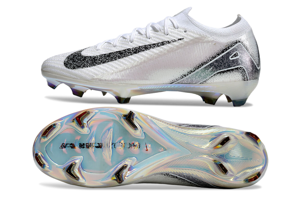 Nike Air Zoom Mercurial vapor 16 Elite  FG - White Silver