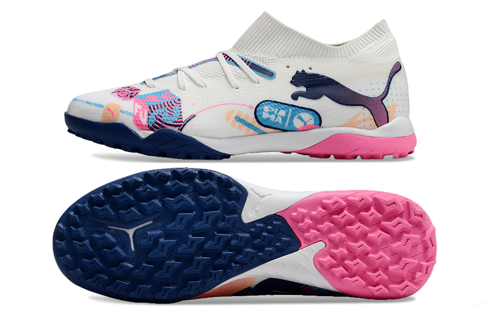 נעלי כדורגל ״Puma״ קטרגל - White Navy Pink