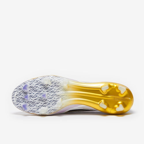 adidas F50 Elite Laceless FG - White Gold