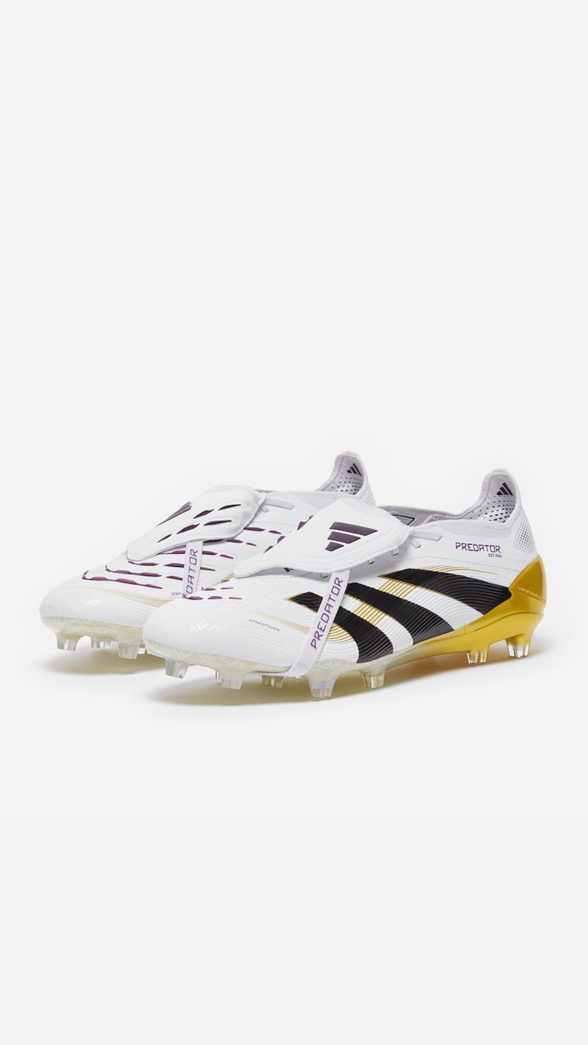 ADIDAS PREDATOR ELITE TONGUE FG - White Black Gold