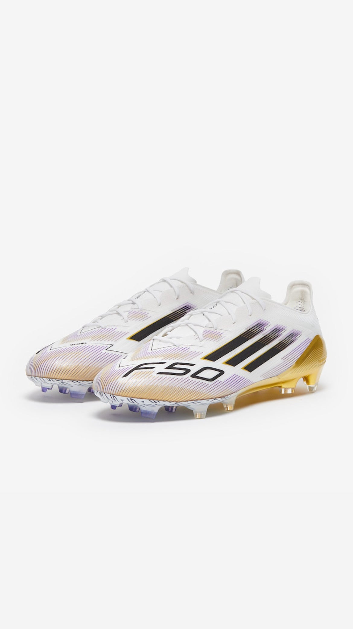 adidas F50 Elite FG - White Gold Black