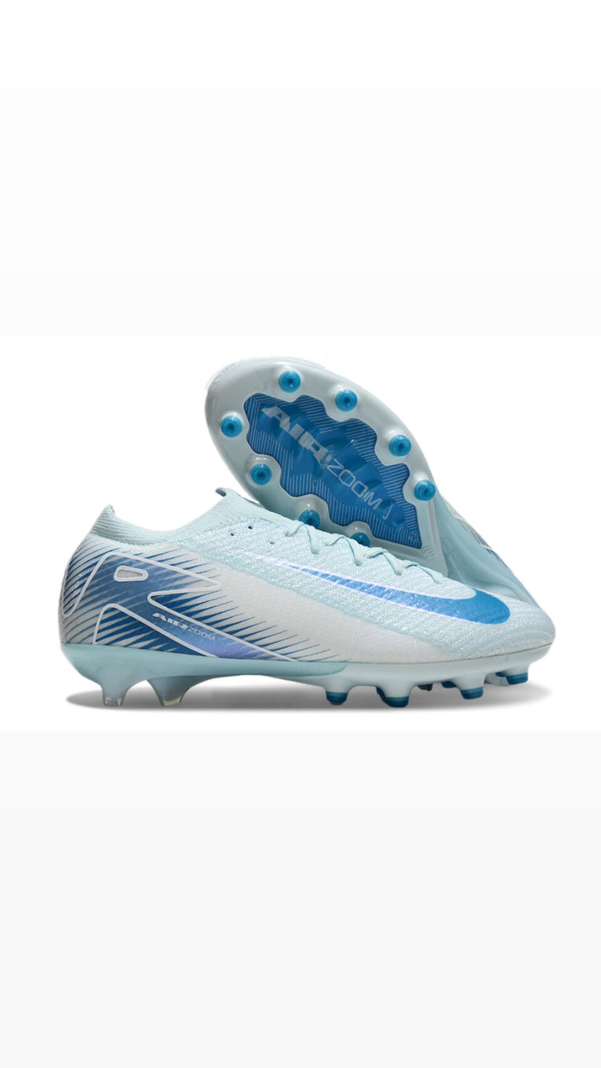 NIKE AIR ZOOM MERCURIAL VAPOR 16 ELITE AG BLUE WHITE