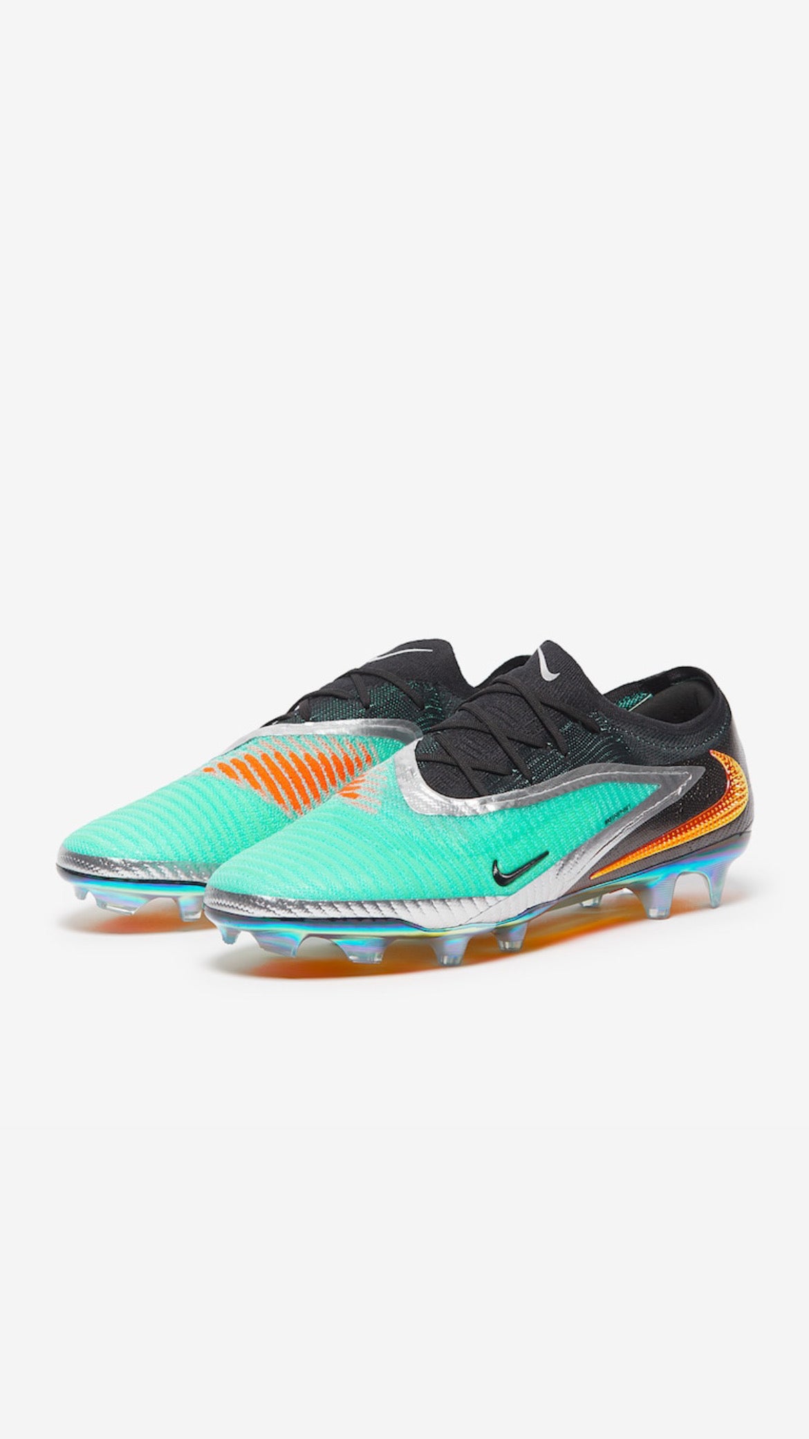 NIKE PHANTOM 6 ELITE LOW FG - Green Orange