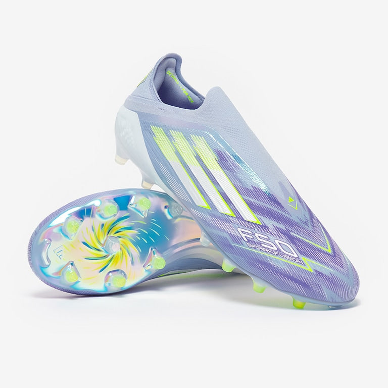 adidas F50 Laceless Elite FG - Light Blue Green