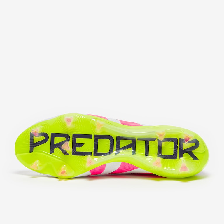 ADIDAS PREDATOR ELITE LACES FG - White Pink Volt