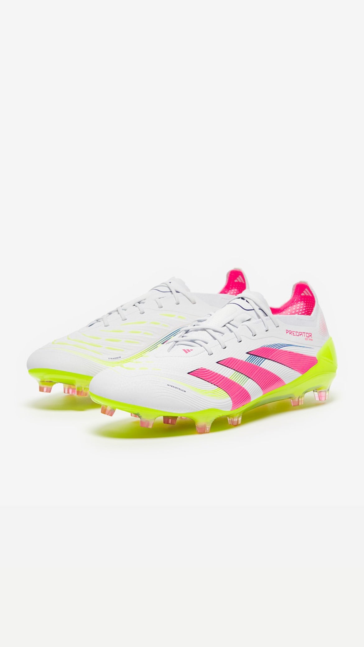 ADIDAS PREDATOR ELITE LACES FG - White Pink Volt