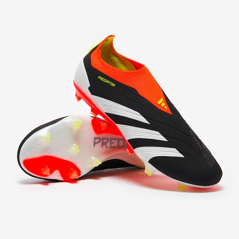 ADIDAS PREDATOR Laceless ELITE FG - Black Orange