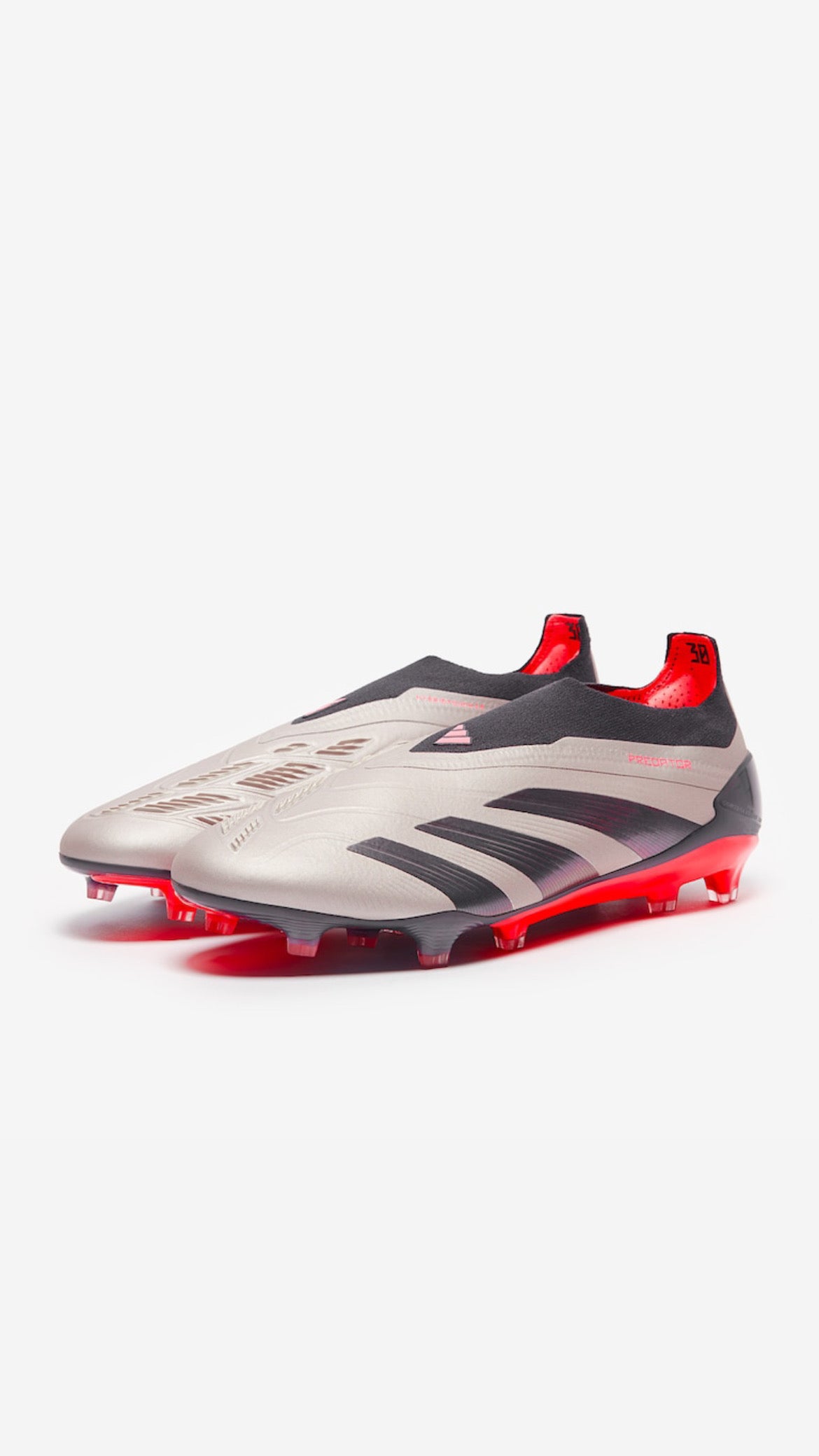ADIDAS PREDATOR Laceless ELITE FG - White Red Navy