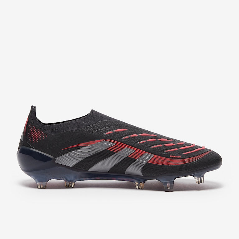 ADIDAS PREDATOR ELITE Laceless FG - Black Red