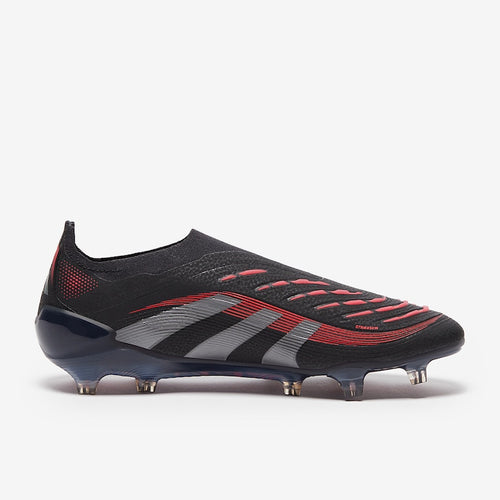 ADIDAS PREDATOR ELITE Laceless FG - Black Red