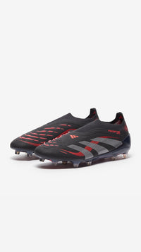 ADIDAS PREDATOR ELITE Laceless FG - Black Red
