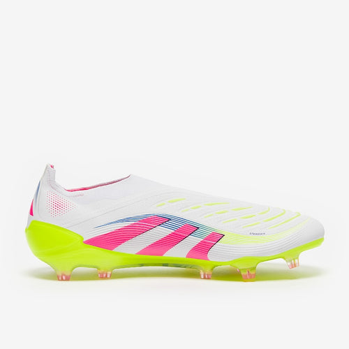 ADIDAS PREDATOR ELITE Laceless FG - White Pink