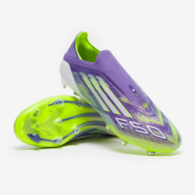 adidas F50 Laceless Elite FG - Purple Volt