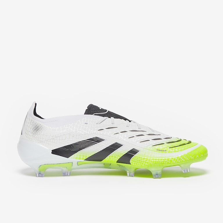 ADIDAS PREDATOR ELITE LACES FG - White Volt Black