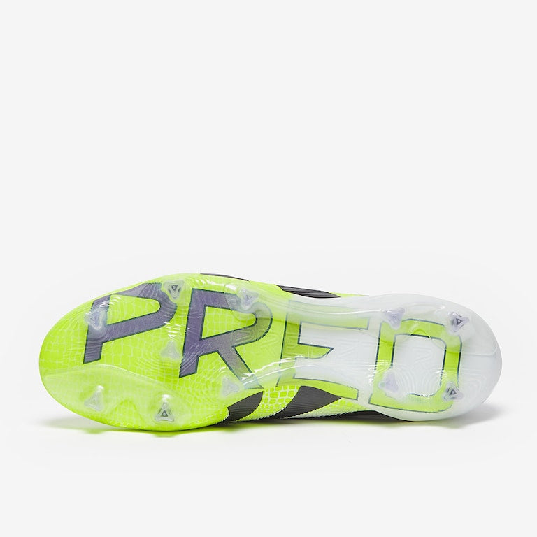 ADIDAS PREDATOR ELITE LACES FG - White Volt Black