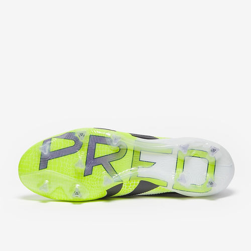 ADIDAS PREDATOR ELITE LACES FG - White Volt Black