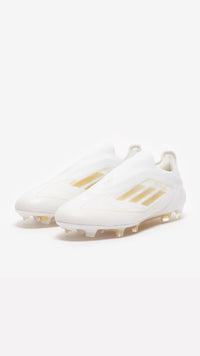 adidas F50 Laceless Elite FG - White Gold
