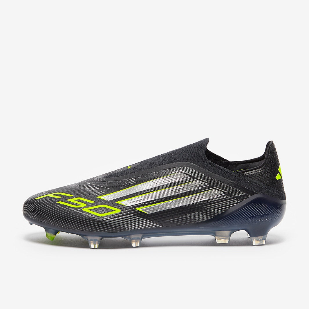 adidas F50 Elite Laceless FG - Black Volt
