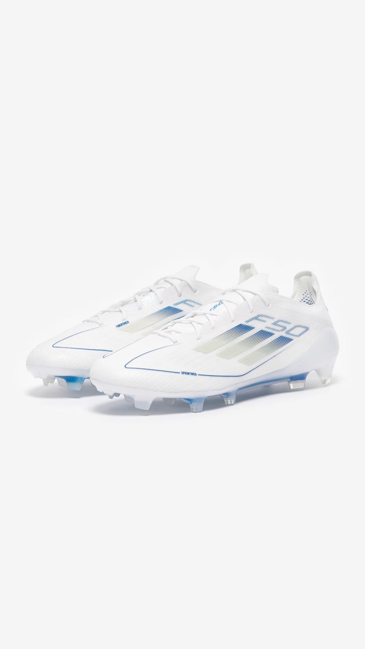 adidas F50 Elite FG - White Blue