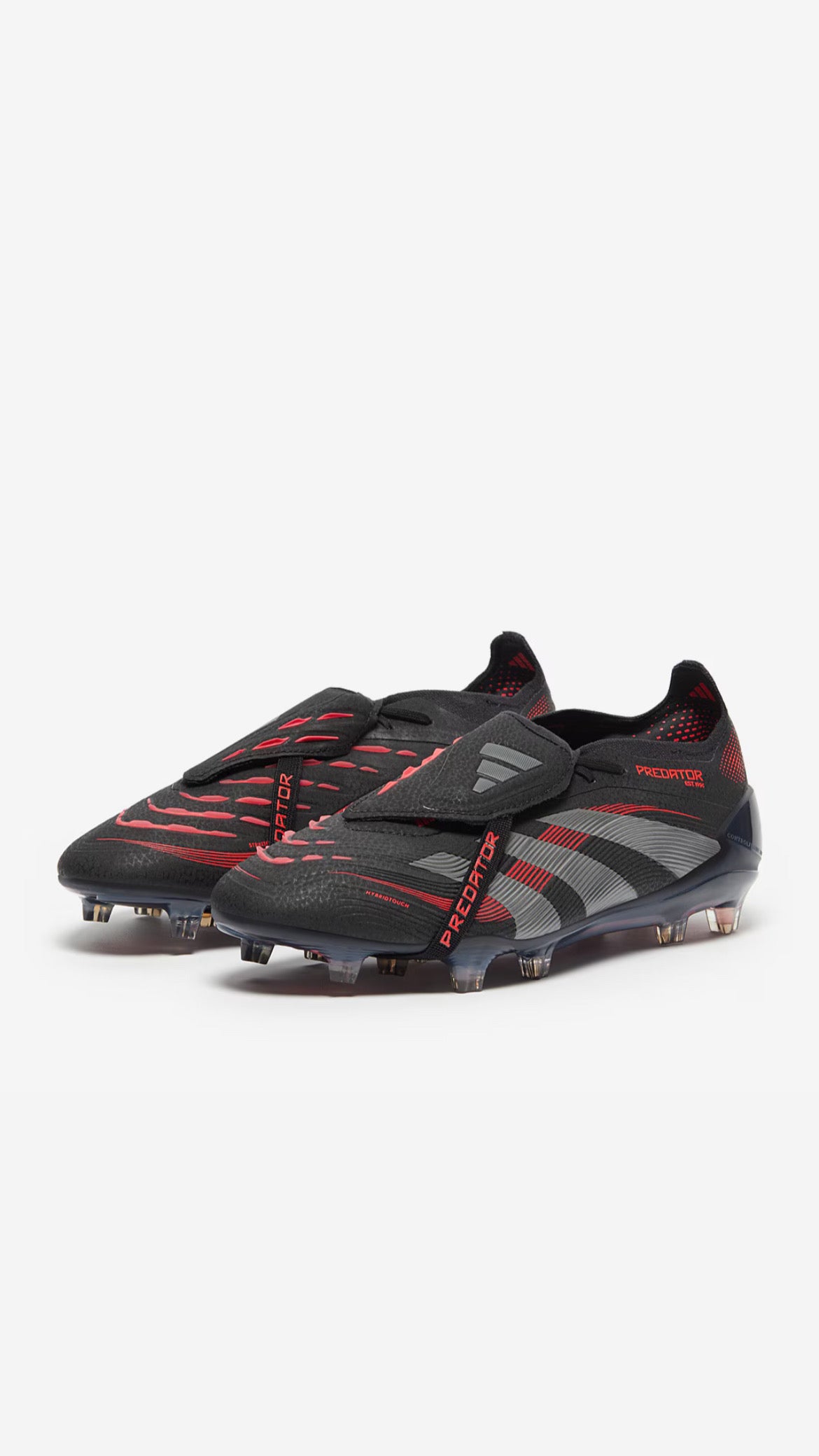 ADIDAS PREDATOR ELITE TONGUE FG - Black Red