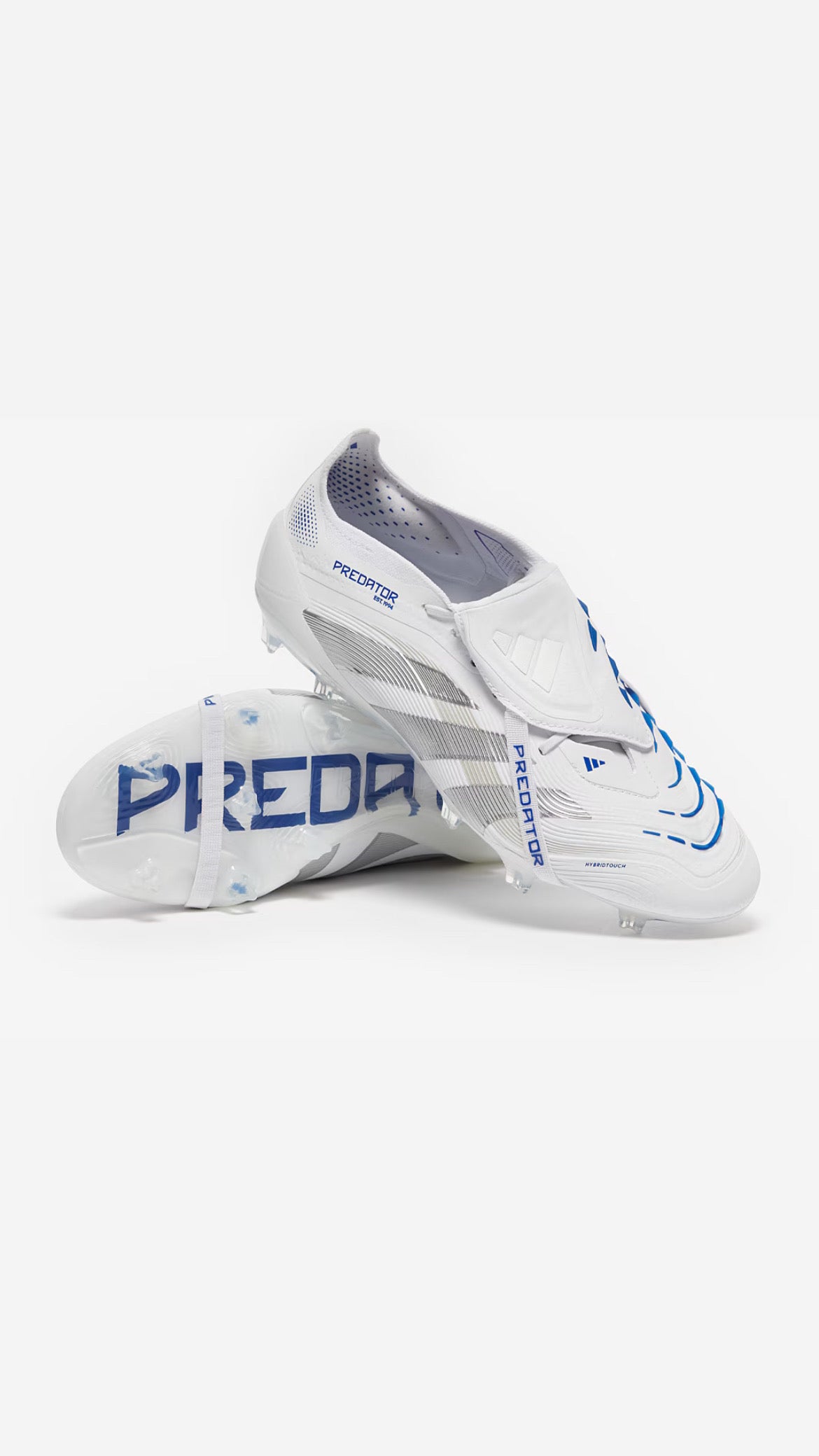 ADIDAS PREDATOR ELITE TONGUE FG - White Blue